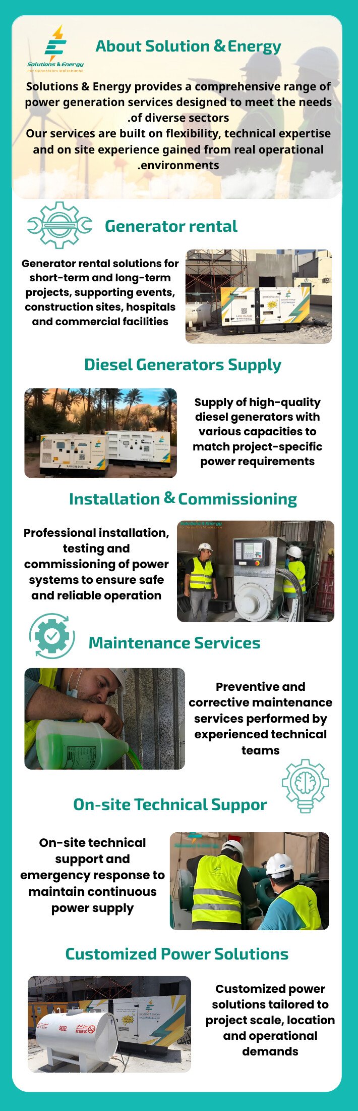 About Solutions & Energy