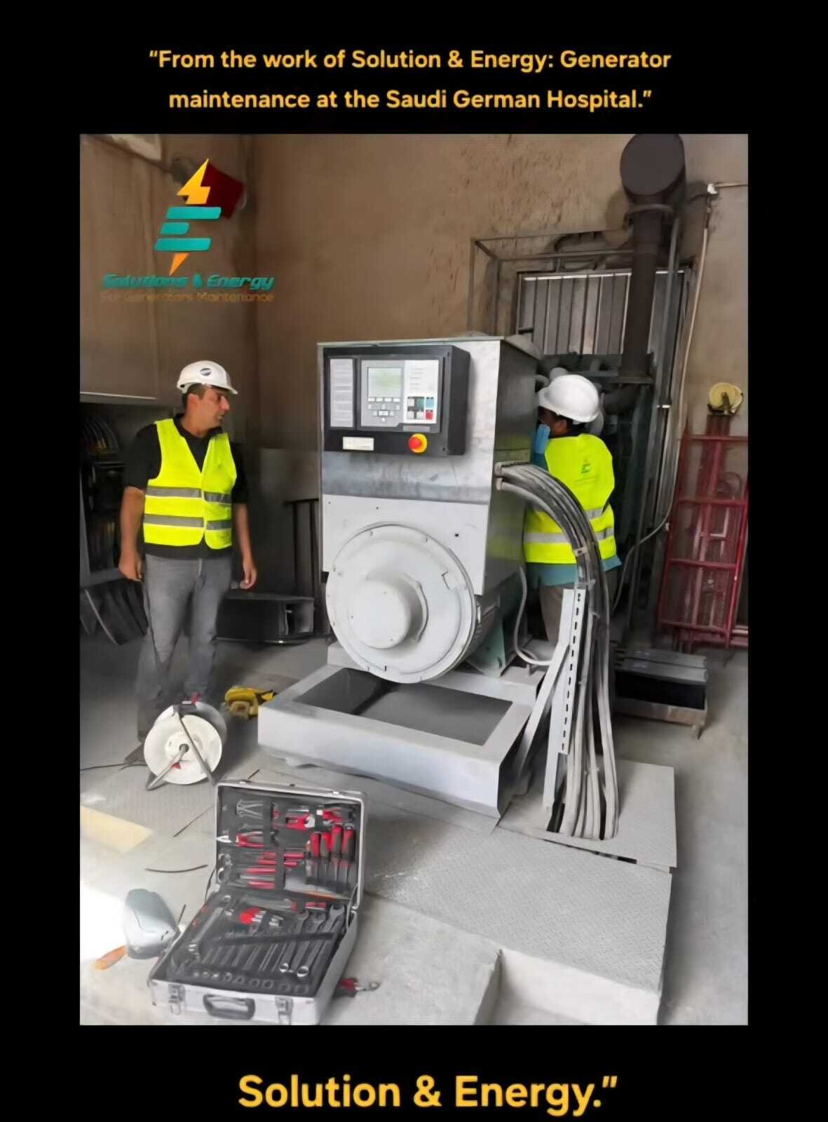 Saudi German Hospital Generator Maintenance